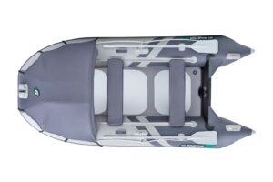 Gladiator Active C330 AD felfújható csónak nagynyomású padlóval - szürke-szürke - Image 2