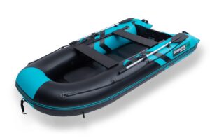Gladiator CLASSIC B330 AD felfújható csónak nagynyomású padlóval - fekete-türkiz - Image 3