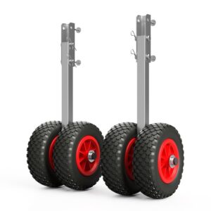 Dupla szállítókerekek EW200 fekete/piros - Image 1