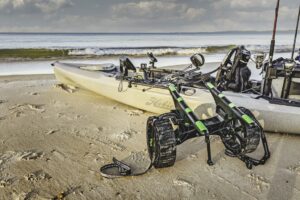 RAILBLAZA C-TUG R szállítókocsi kajakokhoz, kenukhoz és gumicsónakokhoz, kerekekkel, homokos terepre - Image 3