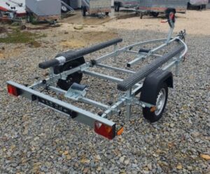 TEMADED Boat ECO B05 XL hajószállító trailer csúszótalpal, 750 kg - Image 3