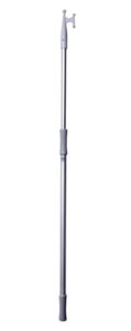 Teleszkópos eloxált alumínium csáklya 120-210 cm, átmérő 30 cm