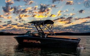 MONSTER TOWER MTJ ezüst wakeboard torony, bimini szettel - Image 4