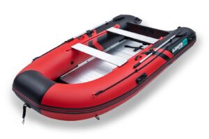 Gladiator CLASSIC B370 AL felfújható csónak alumínium padlóval - piros-fekete - Image 3