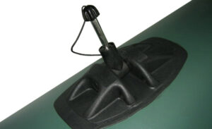 KOLIBRI K-300 CT felfújható csónak rácsos padlóval + motortartóval - zöld - Image 4