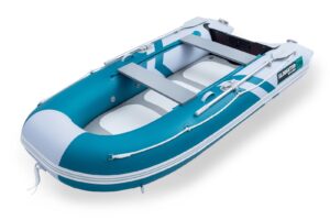 Gladiator CLASSIC B330 AD felfújható csónak nagynyomású padlóval - fehér-zöld - Image 3