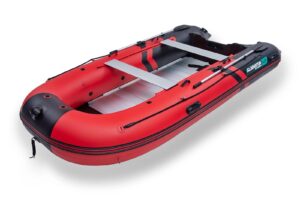 Gladiator Active C420 AL felfújható csónak alumínium padlóval - piros-fekete - Image 3