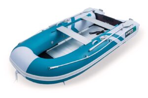 Gladiator CLASSIC B330 AL felfújható csónak alumínium padlóval - fehér-zöld - Image 3