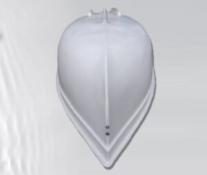 AQUA SYBB üvegszálas csónak SI-04 dupla fenékkel - 370x1372x50cm - Image 3