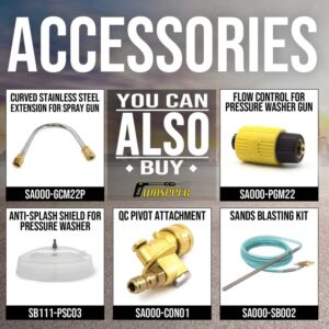 Waspper W3000HA benzinmotoros magasnyomású tisztító, Peggas, 5,2 LE, 207 bar / 3000 PSI - Image 8