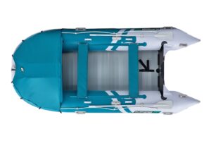 Gladiator Active C420 AL felfújható csónak alumínium padlóval - fehér-zöld - Image 4