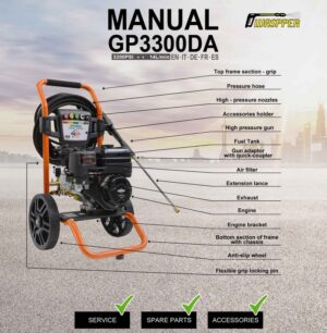GASPPER GP3300DA magasnyomású tisztító - Image 10