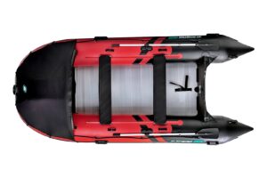 Gladiator Active C420 AL felfújható csónak alumínium padlóval - piros-fekete - Image 4