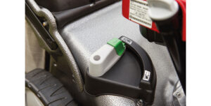 HONDA HRG 466 SKEP benzinmotoros fűnyíró 46 cm, automata szivató, felülős, Versamow mulcsozás + ingyenes olajozás - Image 4