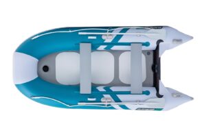 Gladiator CLASSIC B330 AD felfújható csónak nagynyomású padlóval - fehér-zöld - Image 4