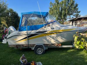 OLYMPIA 570 motorcsónak EVINRUDE E90 motorral - 2012-es évjárat - Image 4