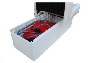 "Back-to Back" kétszemélyes ülés fehér-antracit színben - Image 4