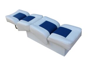 "Back-to Back" kétszemélyes ülés fehér-kék - Image 3
