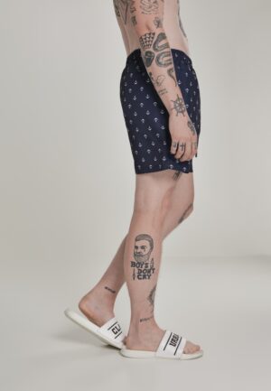 Urban Classics Pattern Anchor fürdőruha - sötétkék - Image 9