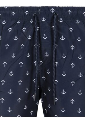Urban Classics Pattern Anchor fürdőruha - sötétkék - Image 5