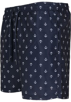 Urban Classics Pattern Anchor fürdőruha - sötétkék - Image 6