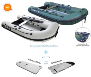 ALLROUNDMARIN Vario 360 felfújható csónak - szürke - Image 4