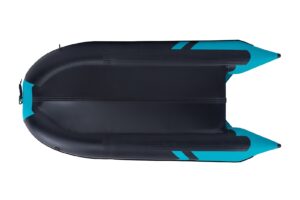 Gladiator CLASSIC B330 AD felfújható csónak nagynyomású padlóval - fekete-türkiz - Image 5