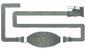 Benzintömlő kézi pumpával és csatlakozóval HONDA-hoz - Image 1