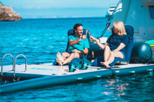 JOBE Infinity felfújható platform (sziget) 2,5x1,5m pumpa nélkül - Image 6