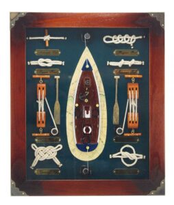 Festmény - Tengerészeti csomók 32 x 38 cm