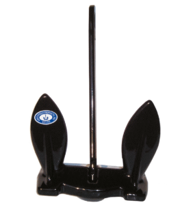 NAVI műanyag bevonatú horgony 6,8 kg - fekete