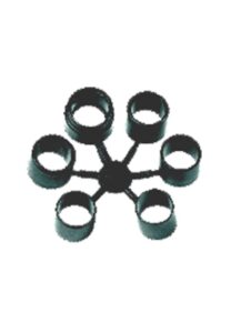 SCOPREGA Csere adapterkészlet elektromos BRAVO szivattyúkhoz - fekete