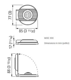 QUICK "UP" horgonycsörlő kapcsoló fehér - Image 2