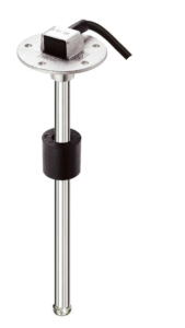 Rozsdamentes acél merülőszonda S5 modell üzemanyag- és víztartályokhoz 0-190 Ohm