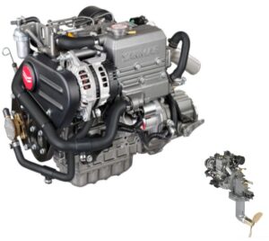 YANMAR 3YM20G KM2P1 sebességváltóval - 21 LE - Image 2