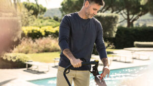 HONDA KOMFORT HRX 537 HZ benzinmotoros fűnyíró 53 cm, automata szivató, műanyag alváz, hidrosztatikus szelep, késkuplung, Versamow mulcsozás, elektromos indítás - Image 6