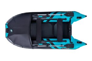 Gladiator Active C330 AD felfújható csónak nagynyomású padlóval - fekete-türkiz - Image 3