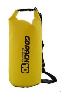 GoPack vízálló táska 10L sárga