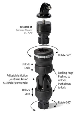 RAILBLAZA kamerarögzítő készlet - Image 1