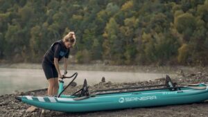 SPINERA HYBRIS 410 felfújható kajak 410 x 90 cm - 2 személyes - Image 11