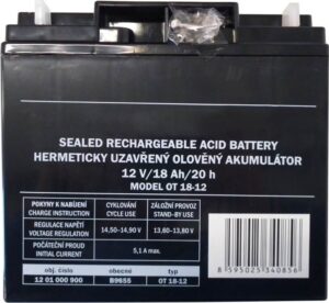 Karbantartásmentes akkumulátor 12V 18Ah - Image 1
