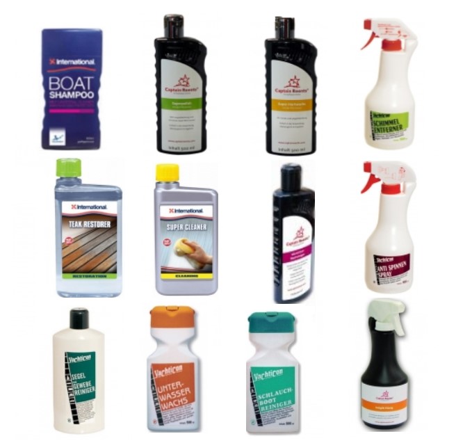 Csónaktisztítók és ápolószerek