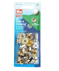 PRYM SPORT és CAMPING stoplik - 10 pár készlet összeszerelő szerszámok nélkül