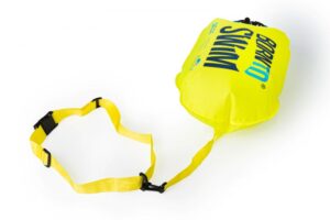 BornToSwim® Mentőgyűrű, úszóbója és táska egyben 64 x 30 cm - Zöld - Image 4