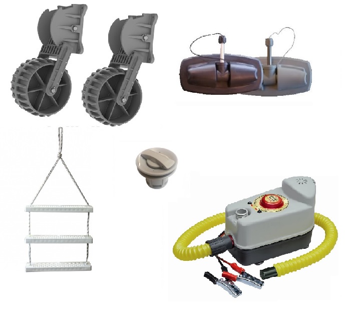 Gumicsónakok tartozékai