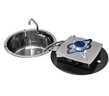 Mosogatók főzőlappal és fedéllel