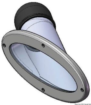 Oldalsó fényvisszaverő pár 12 V-os halogén izzóval - rozsdamentes acél - Image 3