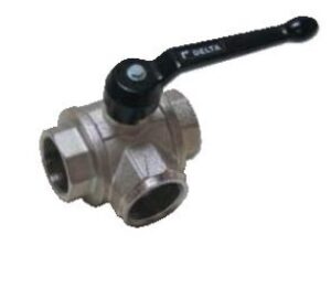 Háromjáratú golyóscsap 1 1/2"-os menettel - Image 1