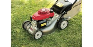 HONDA HRG 416 PK benzinmotoros fűnyíró 41 cm, automata szivatóval, önjárás nélküli + olaj ingyen - Image 8