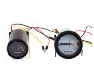 Honda - Analóg üzemóra-mérő - fekete számlap - Image 1